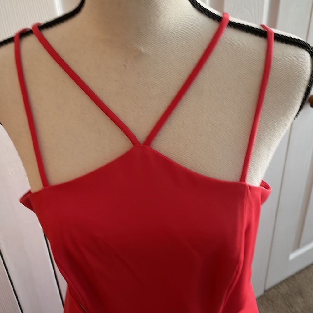 Laundry by Shelli Segal Cocktail Special Occasion Dress Coral   - 6 - Picture 4 of 10